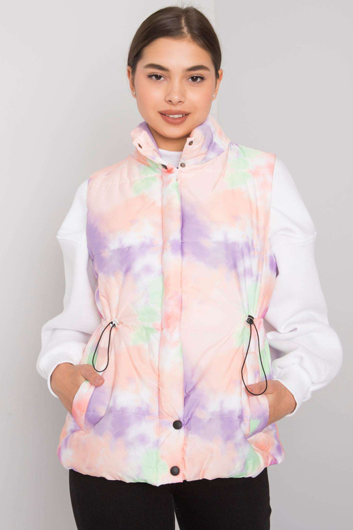 Oranžovo-fialová vesta Loie