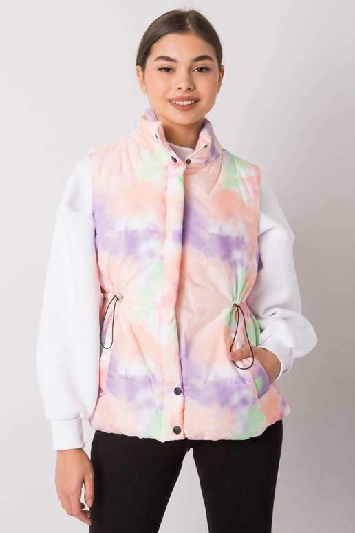 Oranžovo-fialová vesta Loie