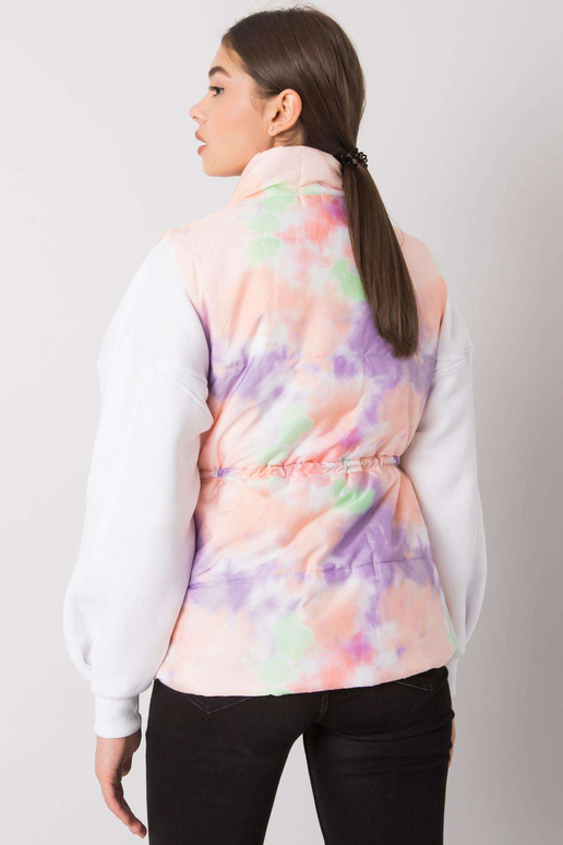 Oranžovo-fialová vesta Loie