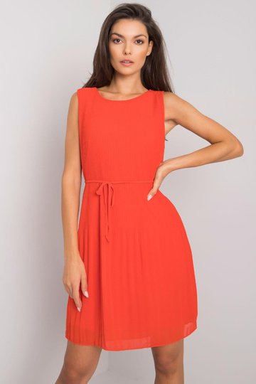 Červené plisované šaty Rayna 2