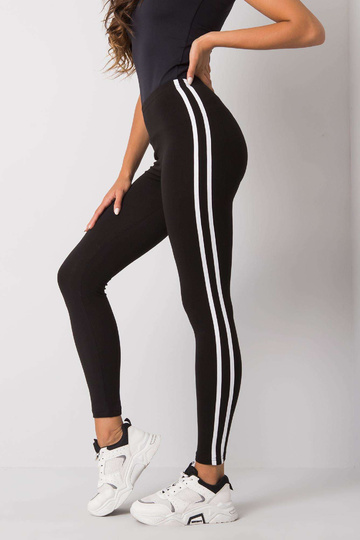 Černé legíny s pruhy Lavrence 2