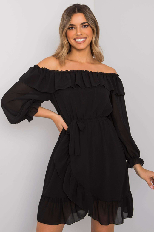 Černé španělské šaty Farren OCH BELLA