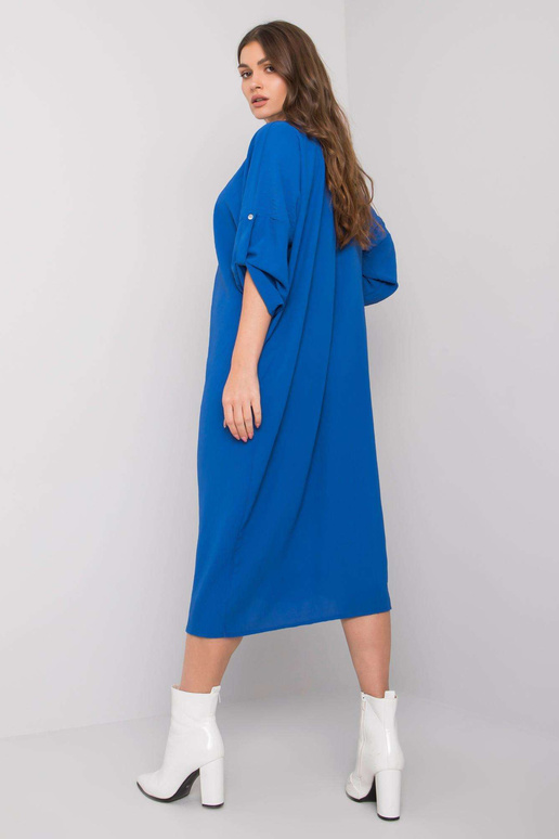 Tmavě modré volné šaty Dorsey