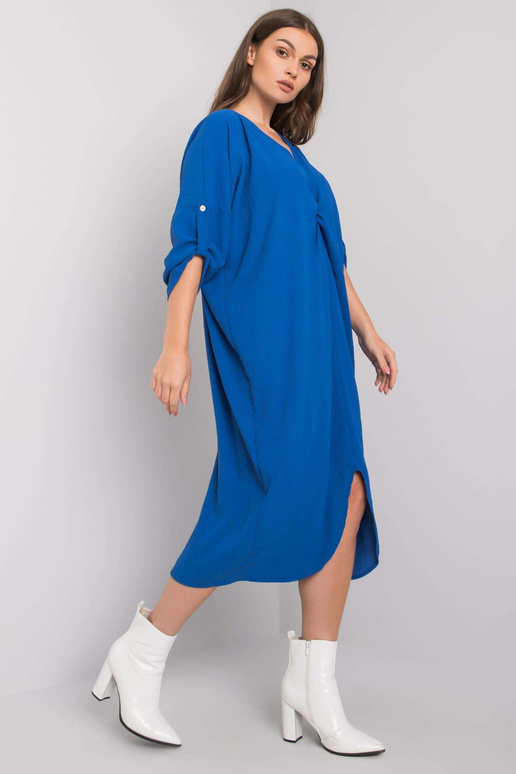 Tmavě modré volné šaty Dorsey