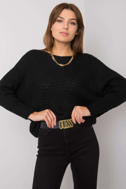 Carina OCH BELLA Černý pletený svetr