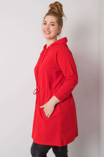 Mikina Norina Red Plus Size