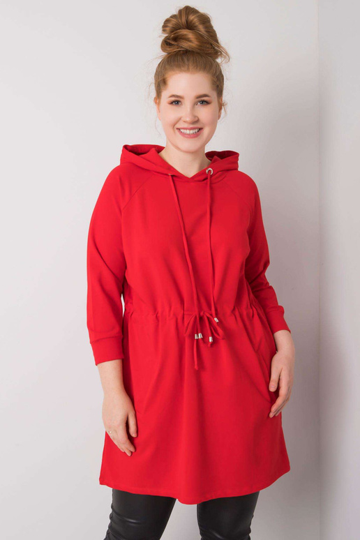 Mikina Norina Red Plus Size