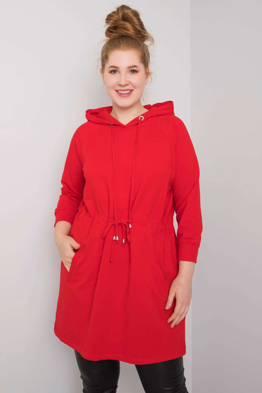 Mikina Norina Red Plus Size