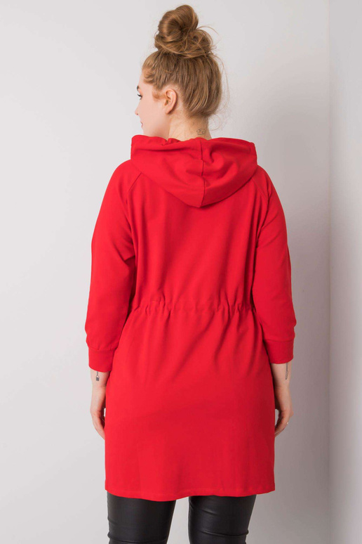 Mikina Norina Red Plus Size