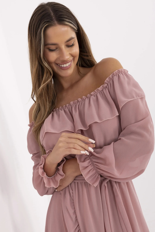 Růžové španělské šaty Farren OCH BELLA