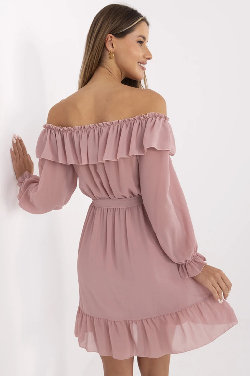 Růžové španělské šaty Farren OCH BELLA