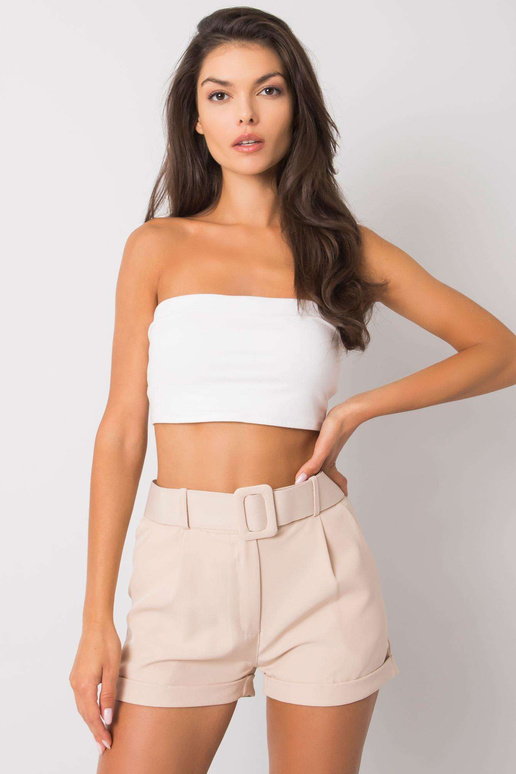 Béžové kraťasy s páskem Mabinty
