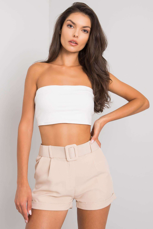 Béžové kraťasy s páskem Mabinty
