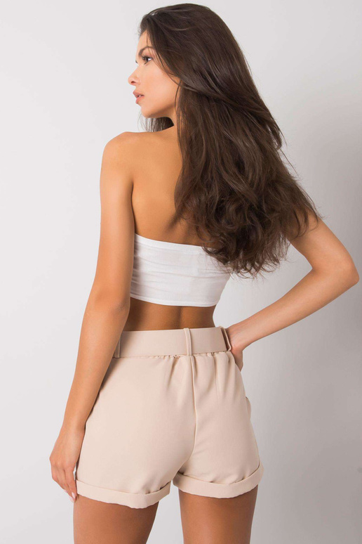 Béžové kraťasy s páskem Mabinty