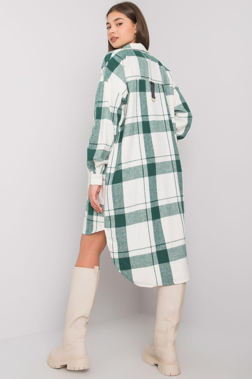 Dámská zelená dlouhá košile Tiannah