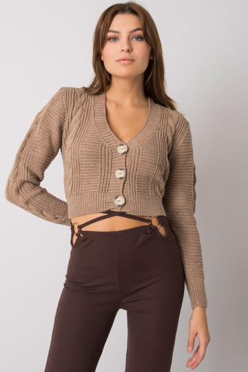 Tmavě béžový kardigan... 2