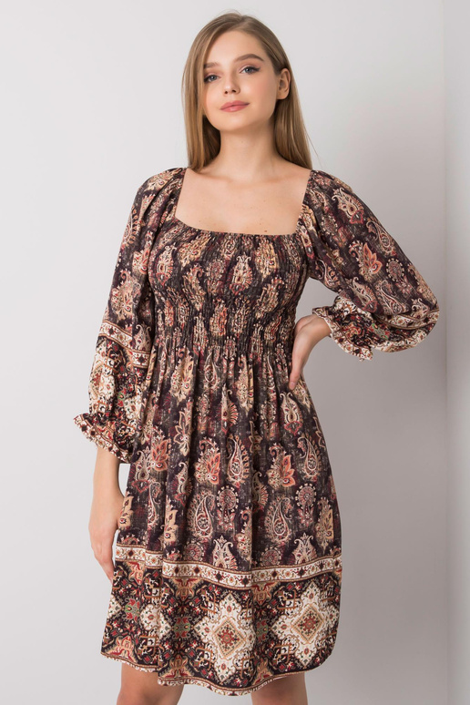 Tmavě hnědé šaty od Hayley OCH BELLA Tmavě hnědé šaty od Hayley OCH BELLA