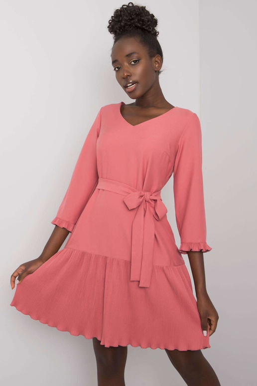 Fleur špinavé růžové šaty