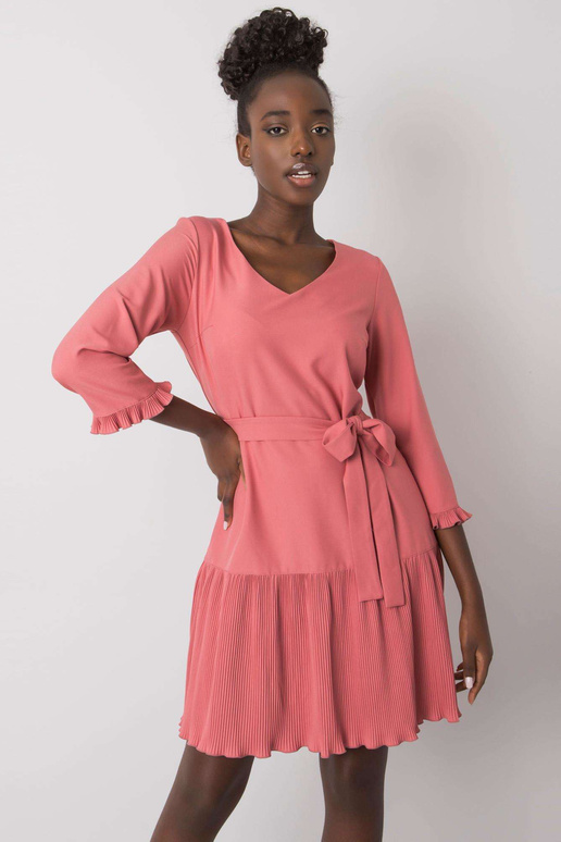 Fleur špinavé růžové šaty