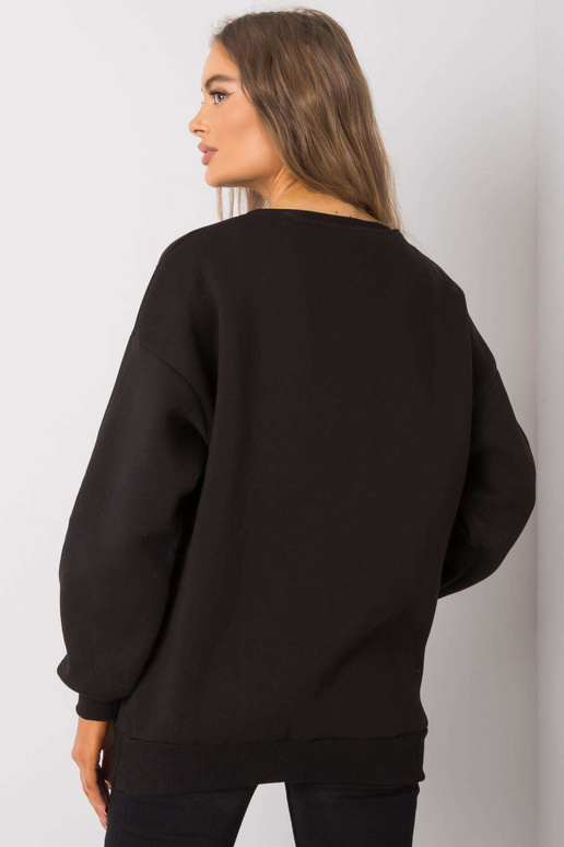 Černá bavlněná mikina Armelle