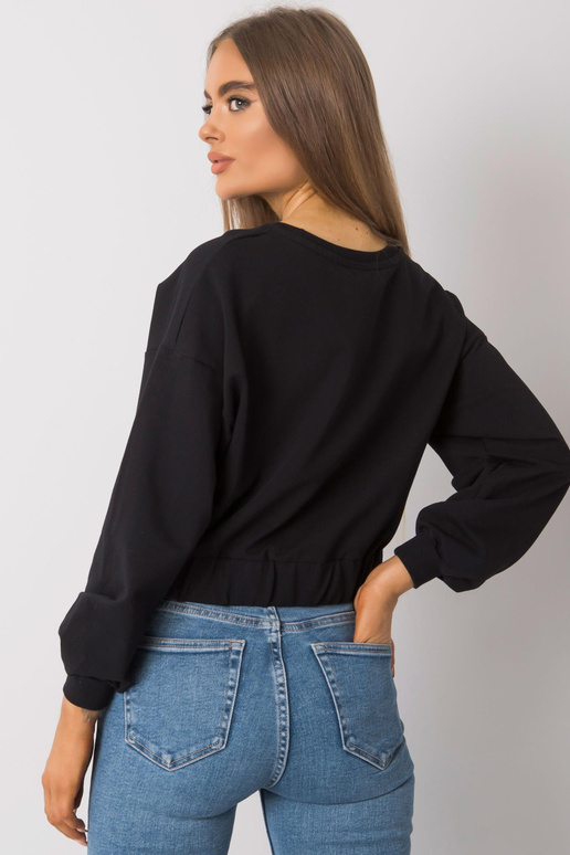 Dámská černá mikina Elain Cotton