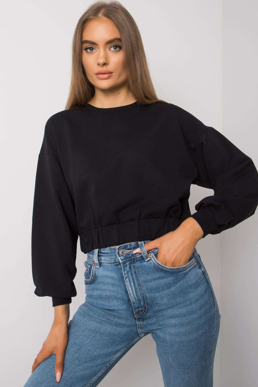 Dámská černá mikina Elain Cotton