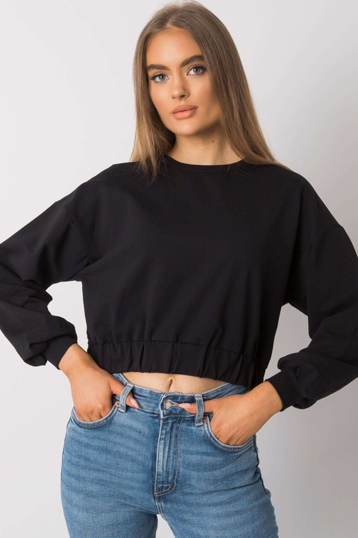 Dámská černá mikina Elain Cotton