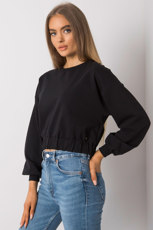 Dámská černá mikina Elain Cotton