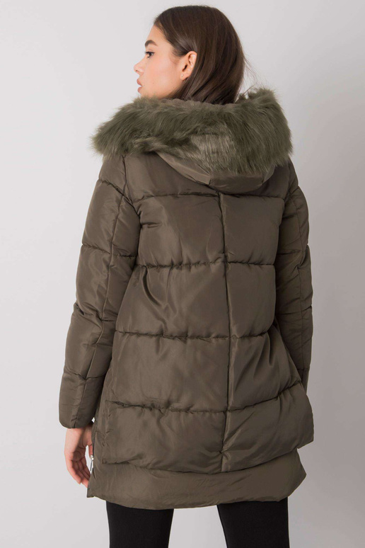Khaki prošívaná zimní bunda Estherville