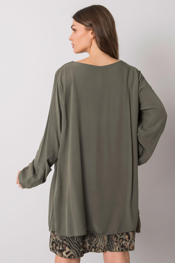 Khaki volné šaty Gracilyn 2