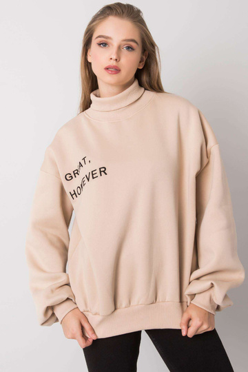 Kelly béžová oversized mikina 2