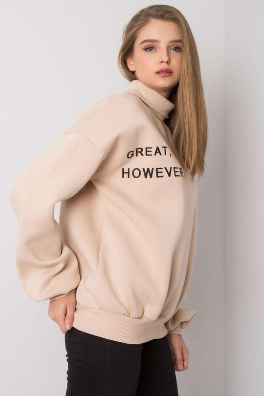 Kelly béžová oversized mikina