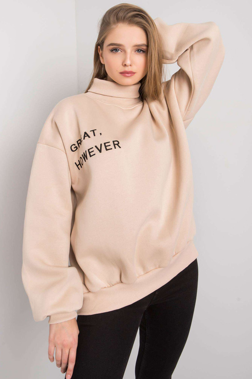 Kelly béžová oversized mikina