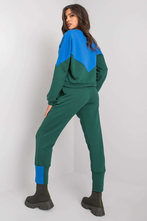 Modro-zelený komplet s mikinou a...