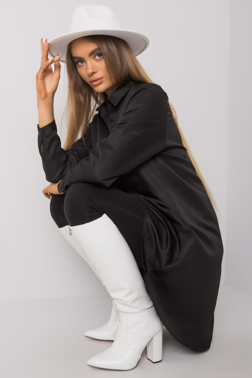 Gillianina černá asymetrická košile