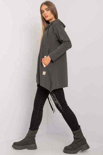 Tmavá khaki mikina Narissa