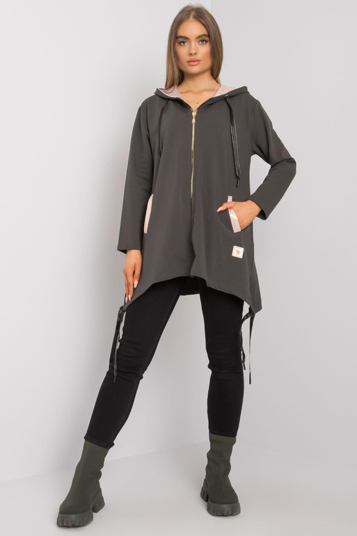 Tmavá khaki mikina Narissa