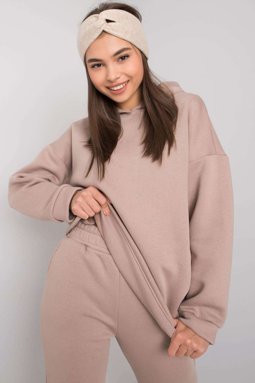 Dillonův tmavě béžový dvoudílný set...