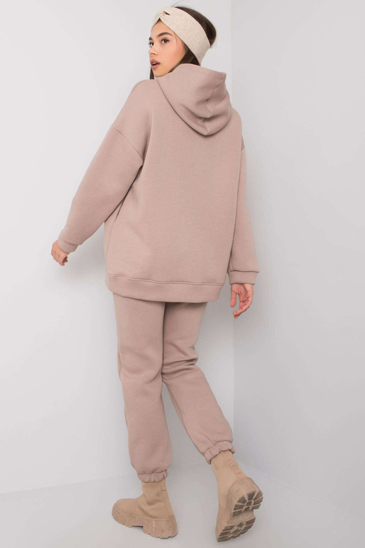 Dillonův tmavě béžový dvoudílný set...