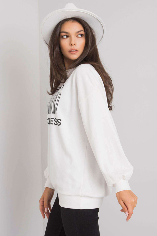 Ecru mikina s potiskem Basile