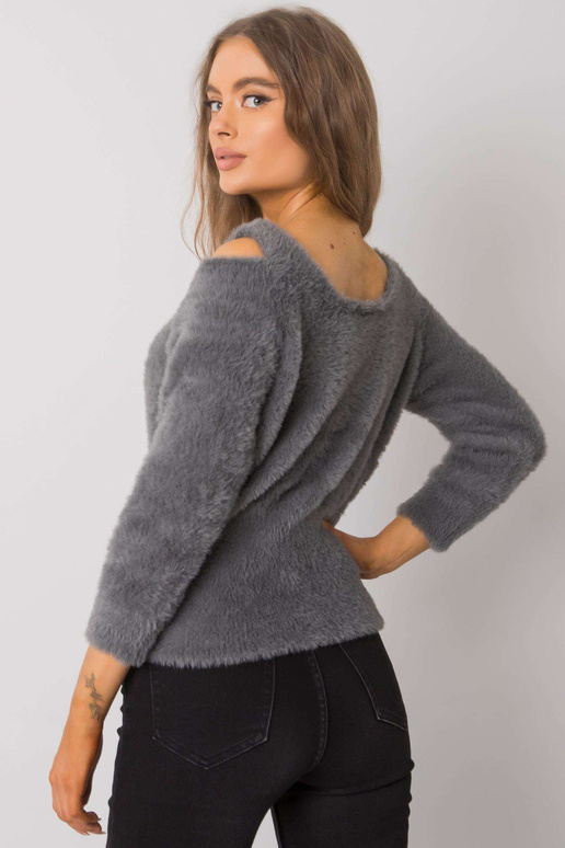 Tmavě šedý svetr Leandre RUE PARIS