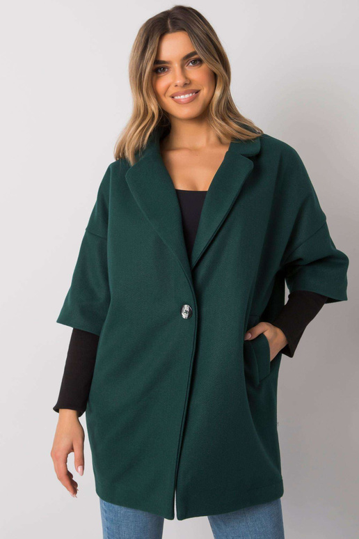 Płaszcz-CHA-PL-0409.30X-ciemny zielony Płaszcz-CHA-PL-0409.30X-ciemny zielony