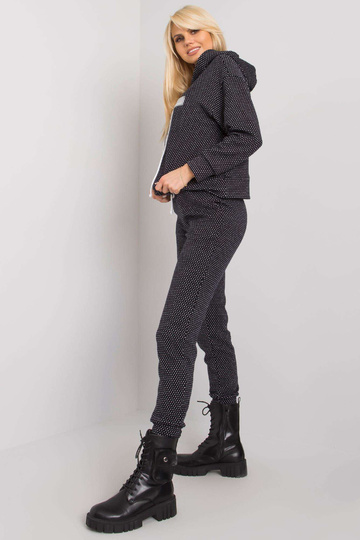 Černý úplet Blake s kapucí