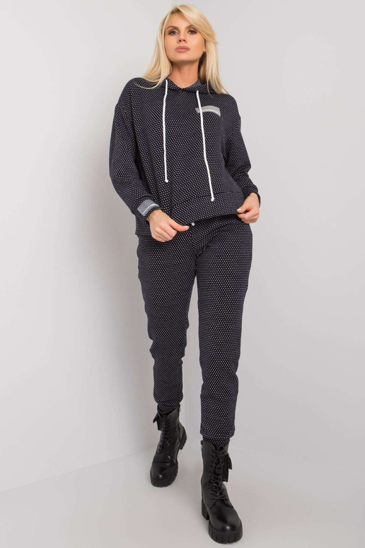 Černý úplet Blake s kapucí