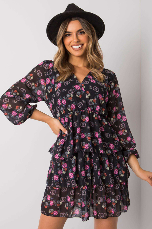 Černé ležérní šaty Elois RUE PARIS