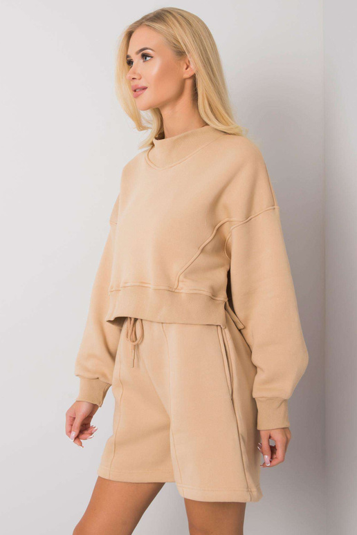 Velbloudí mikina Thilde s kapucí