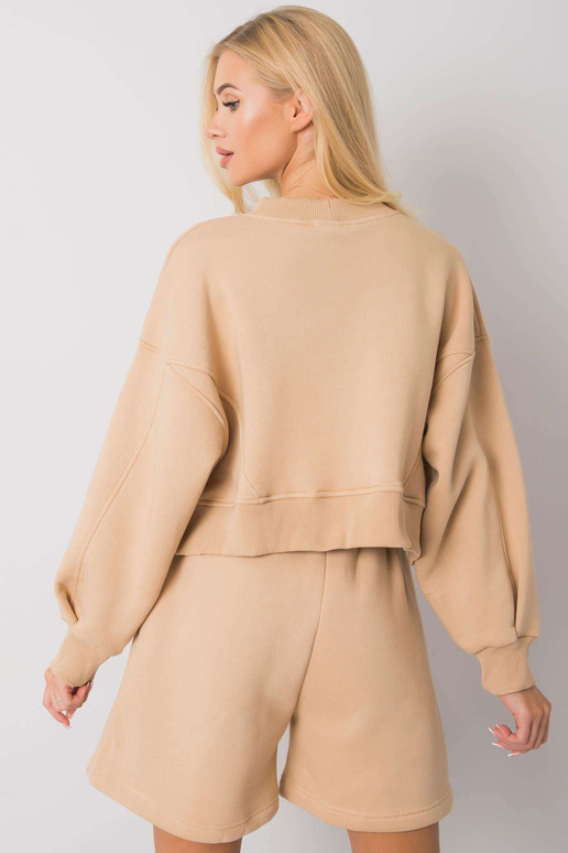 Velbloudí mikina Thilde s kapucí