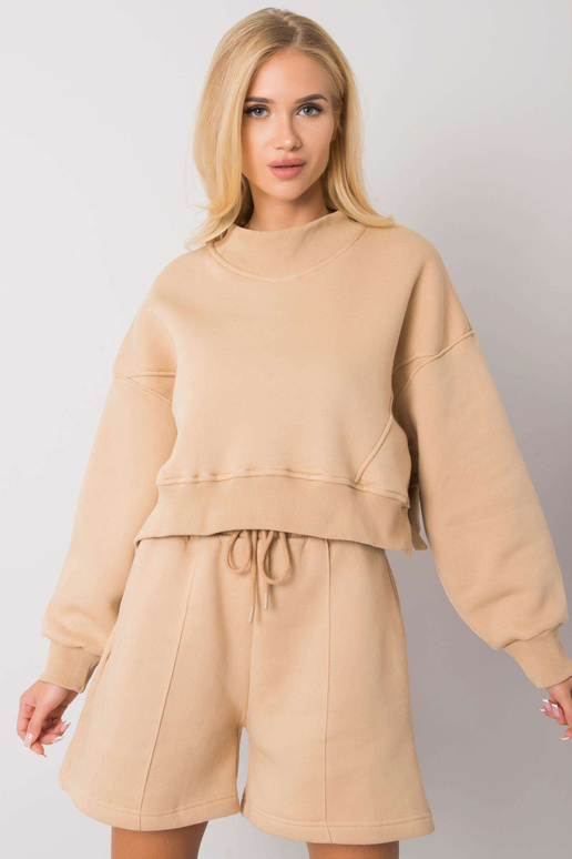 Velbloudí mikina Thilde s kapucí