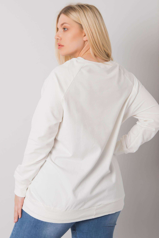 Ecru mikina plus size velikosti s...