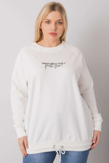 Ecru mikina plus size... 2